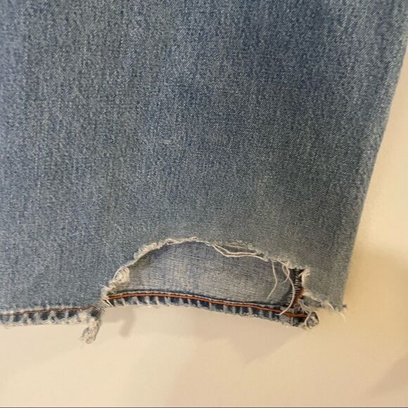 AG Adriano Goldschmied The Trip distressed destroyed jeans size 32 - Picture 7 of 13